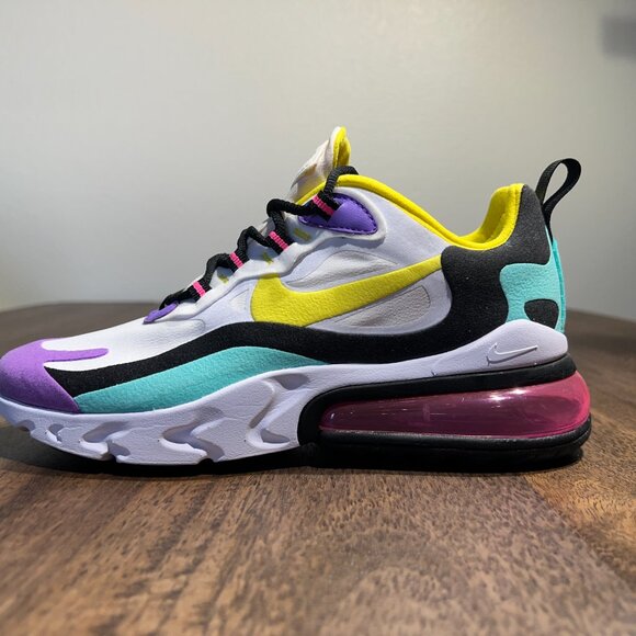 Nike Air Max 270 React “Bright Violet” Women’s Size 7 - Picture 4 of 8